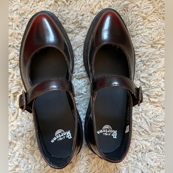 Dr. Martens Cherry Red Mary Jane’s - Picture 3 of 5